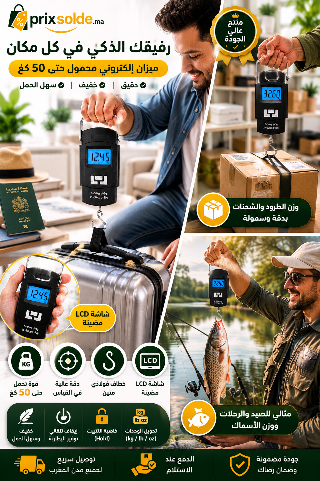 استخدامات الميزان الإلكتروني المحمول